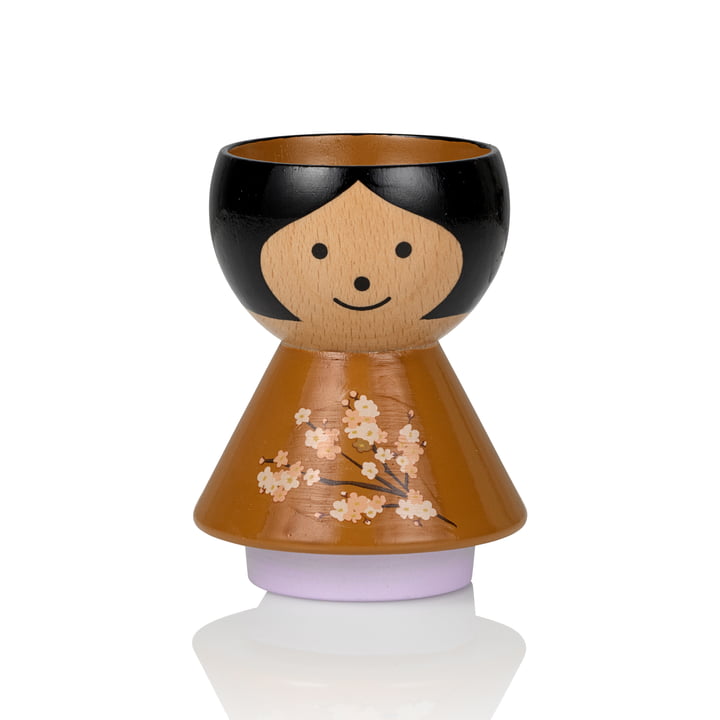 Bordfolk Egg Cup Girl from Lucie Kaas in Hazel