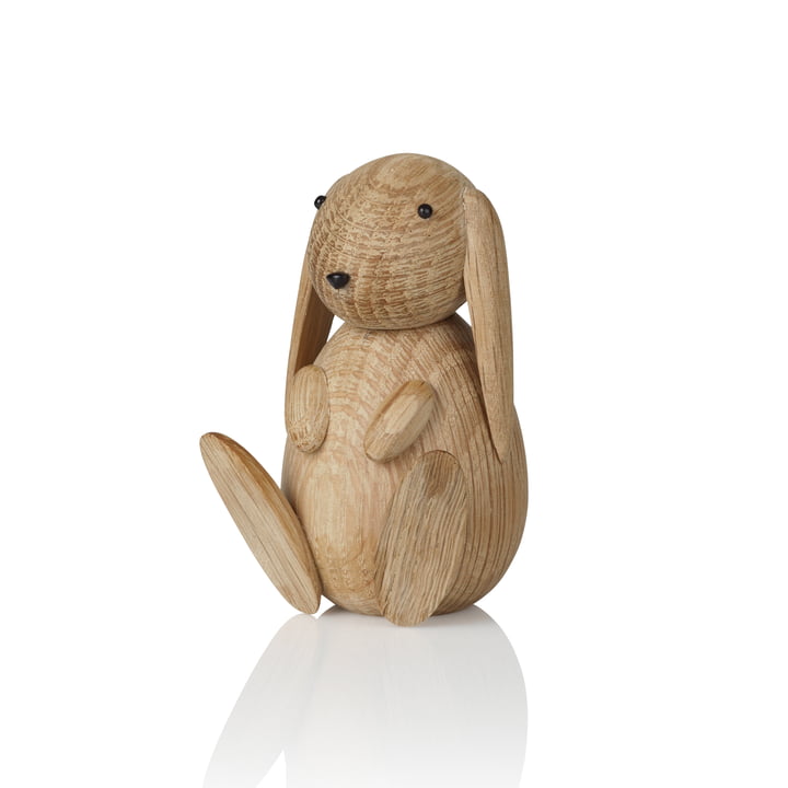 Bunny Wooden figure H 8.5 cm from Lucie Kaas in oak