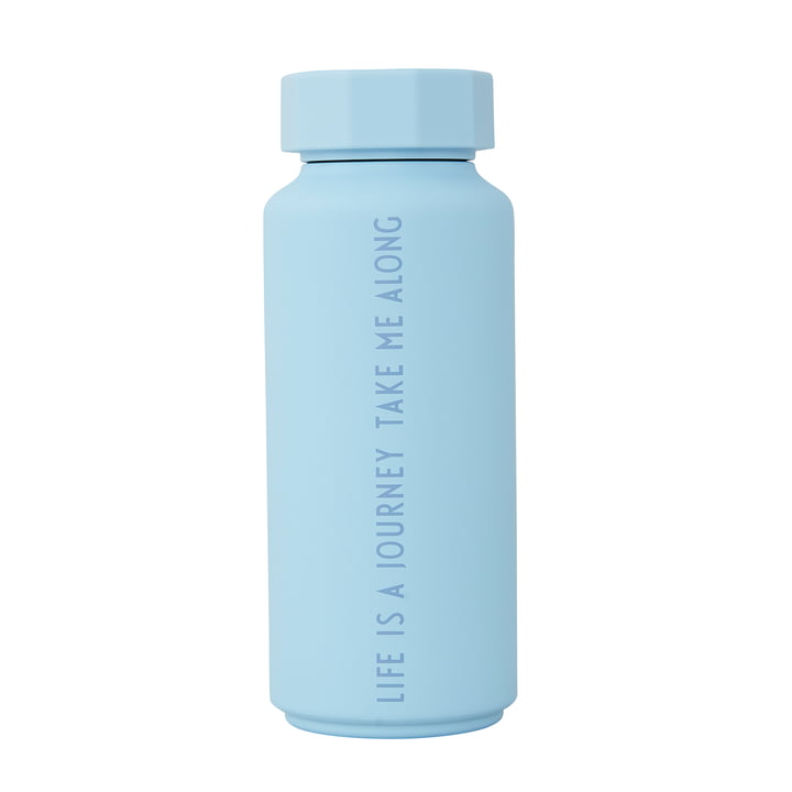 AJ Thermos bottle Hot & Cold 0,5 l from Design Letters in Life Is A Journey Take Me Along / light blue