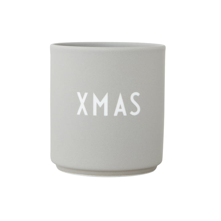 AJ Favourite Porcelain mug from Design Letters in X-Mas / cool gray
