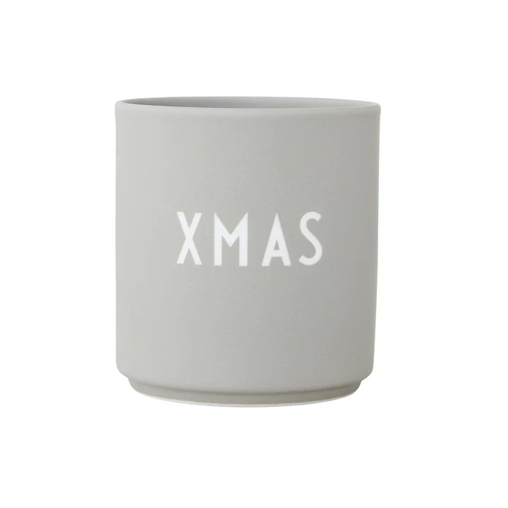 AJ Favourite Porcelain mug from Design Letters in X-Mas / cool gray