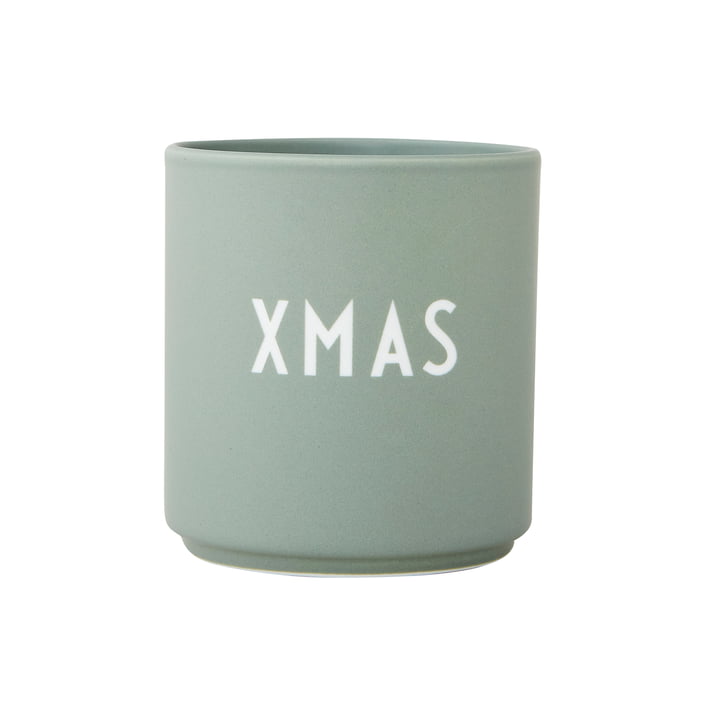 AJ Favourite Porcelain mug from Design Letters in X-Mas / green