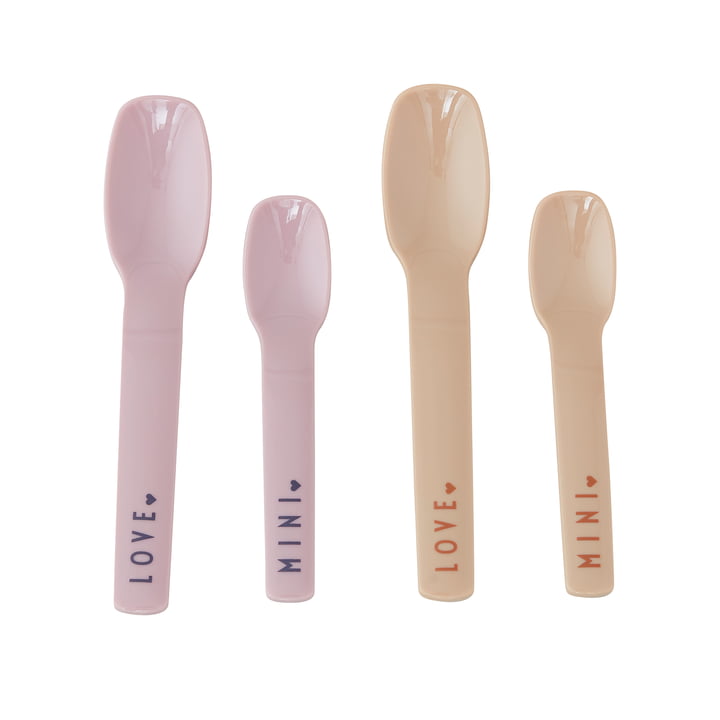 AJ Mini Favourite Spoon set from Design Letters in lavender