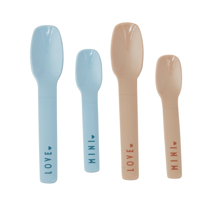 AJ Mini Favourite Spoon set in light blue