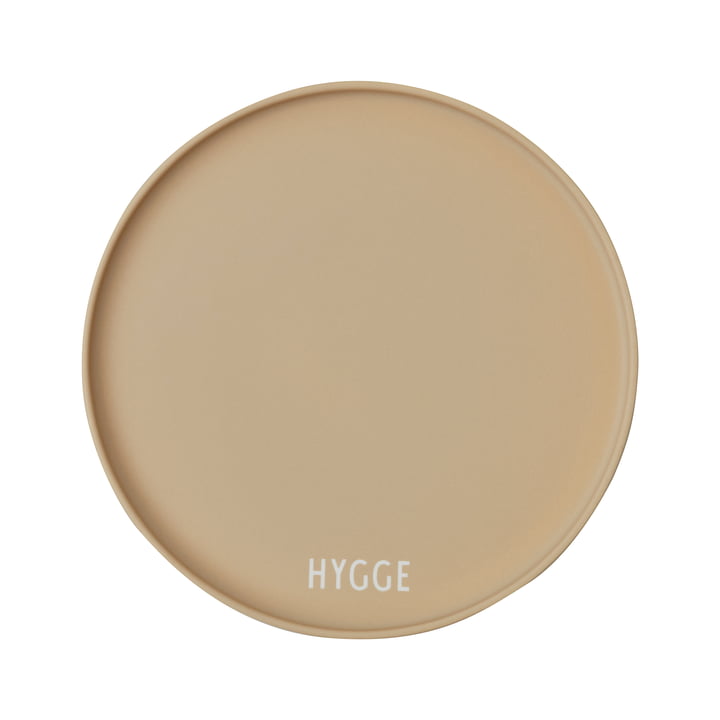 AJ Favourite Porcelain plate from Design Letters in Hygge / beige