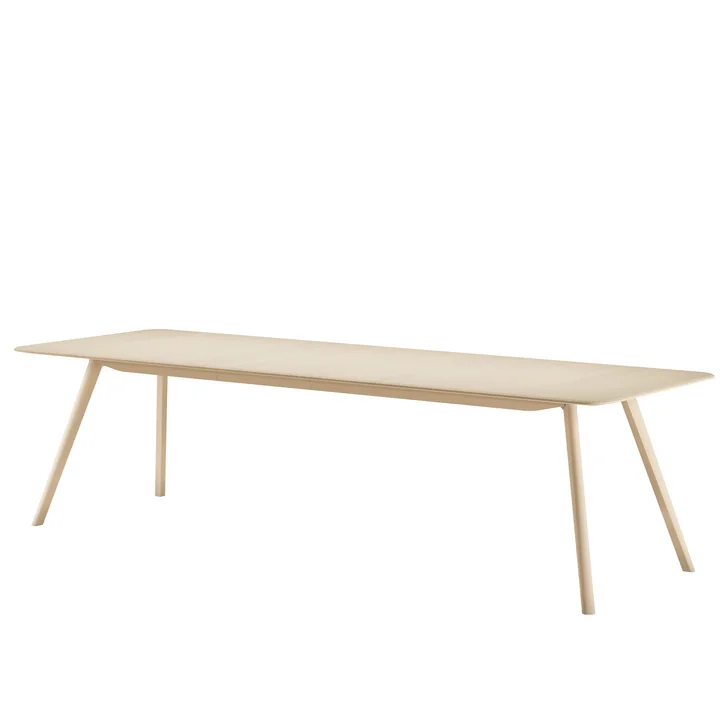 Meyer Extendable table, 180 - 225 cm, ash waxed with white pigment from OUT Objekte unserer Tage