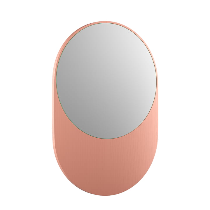 Koch Mirror, 55 x 80 cm, apricot pink from OUT Objekte unserer Tage