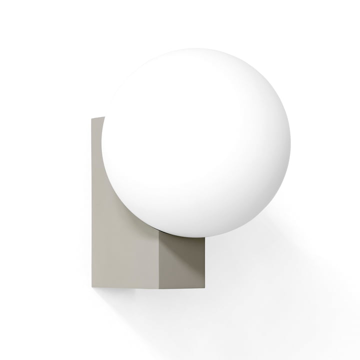Journey SHY2 Wall lamp from & Tradition in the colour silk grey / opal glass