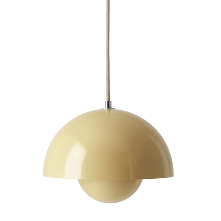 FlowerPot Pendant light VP1 from & Tradition in the colour sand
