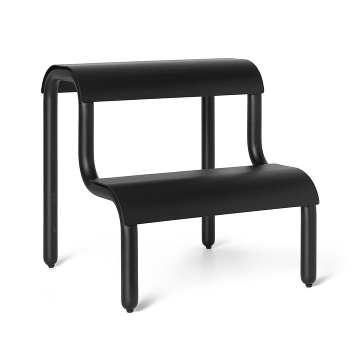 Up Step Multifunctional stool by ferm Living in color black
