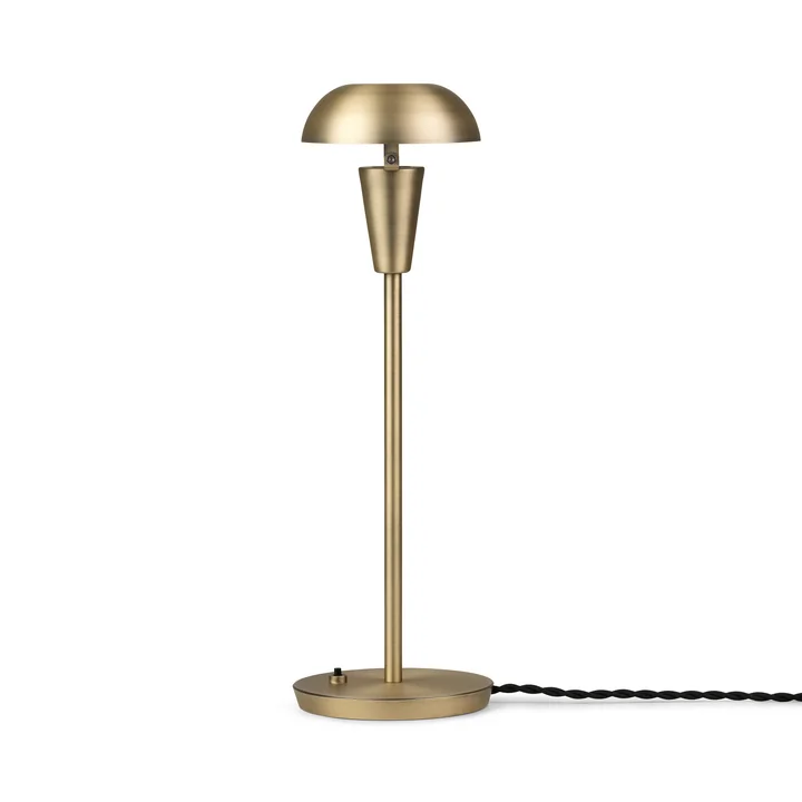 Tiny Table lamp by Ferm Living in the brass finish