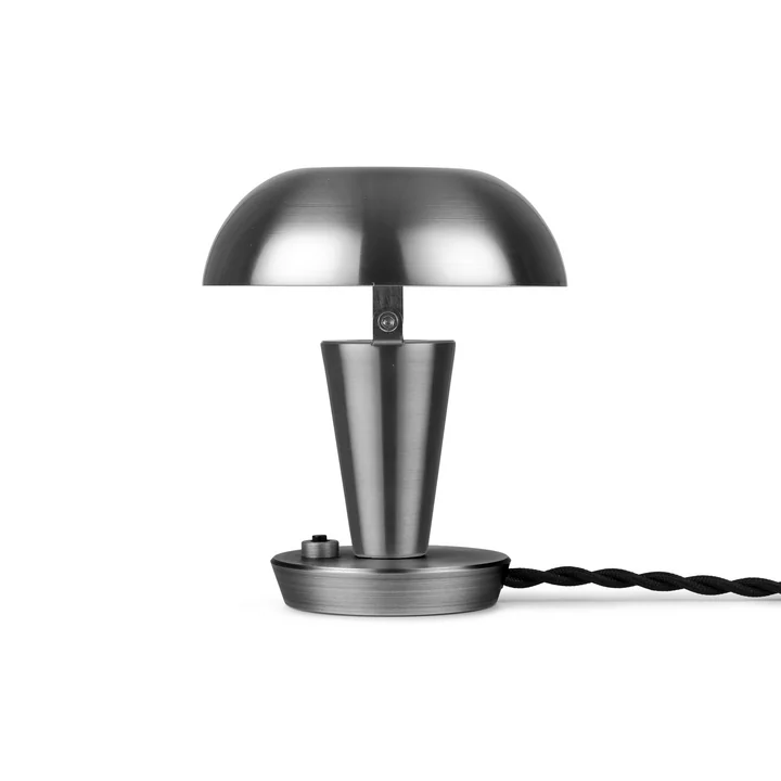 Tiny Table lamp by Ferm Living in nickel finish