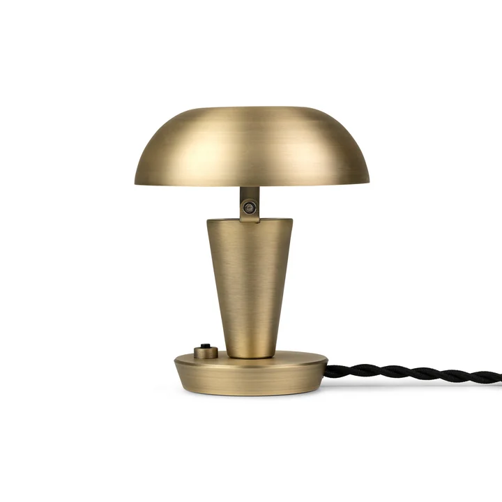 Tiny Table lamp by Ferm Living in the brass finish