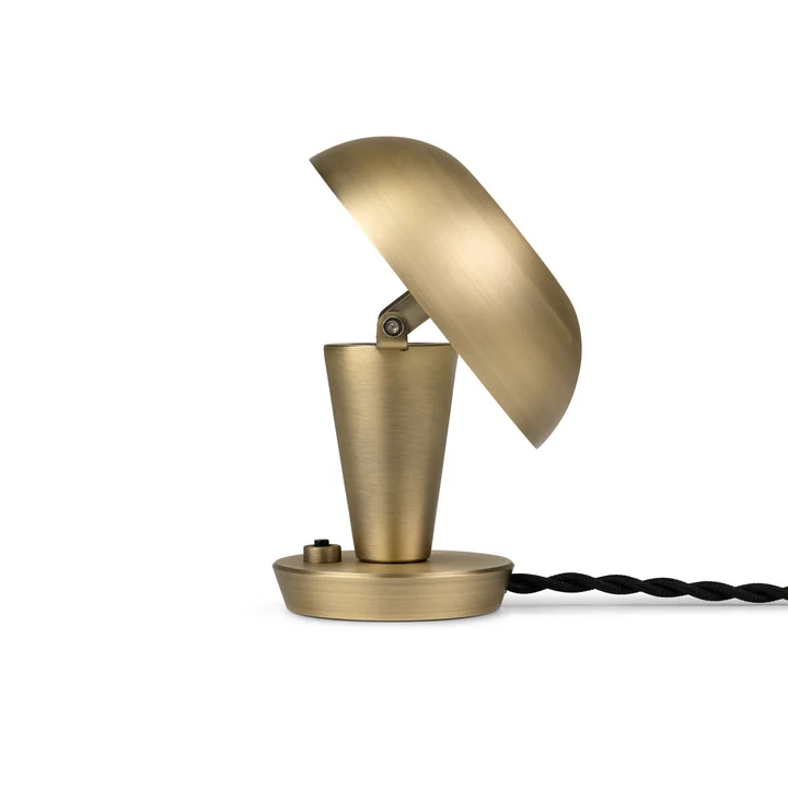 Tiny Table lamp by Ferm Living in the brass finish
