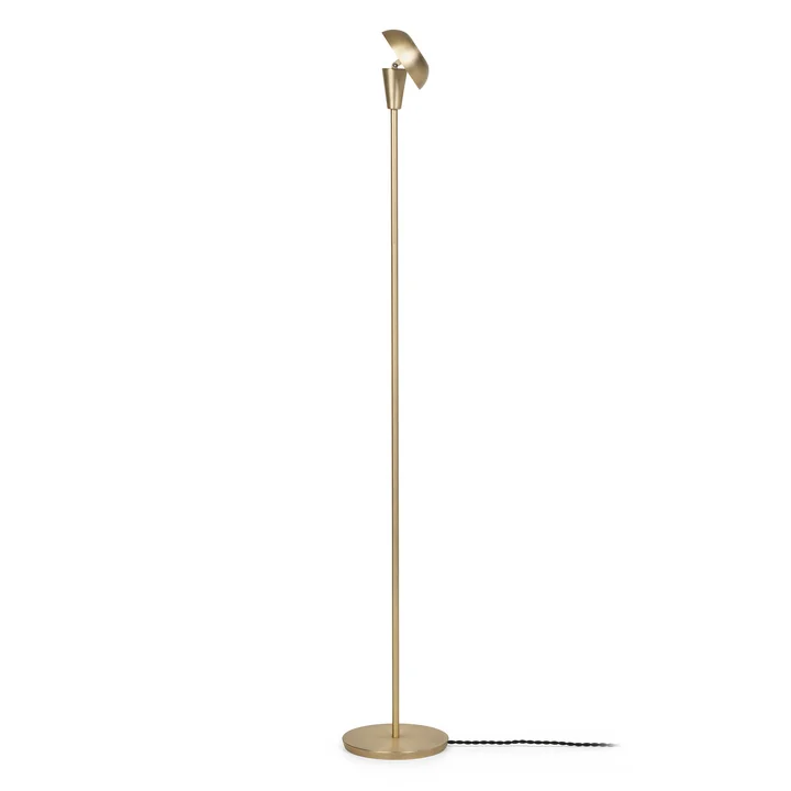 Tiny Floor lamp by Ferm Living in the brass finish