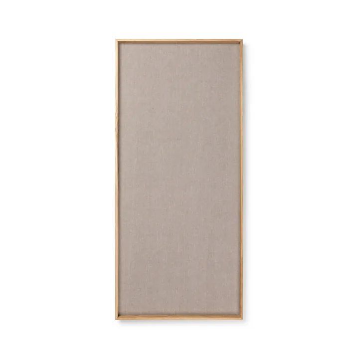 Scenery Pinboard by Ferm Living in the version oak nature / beige