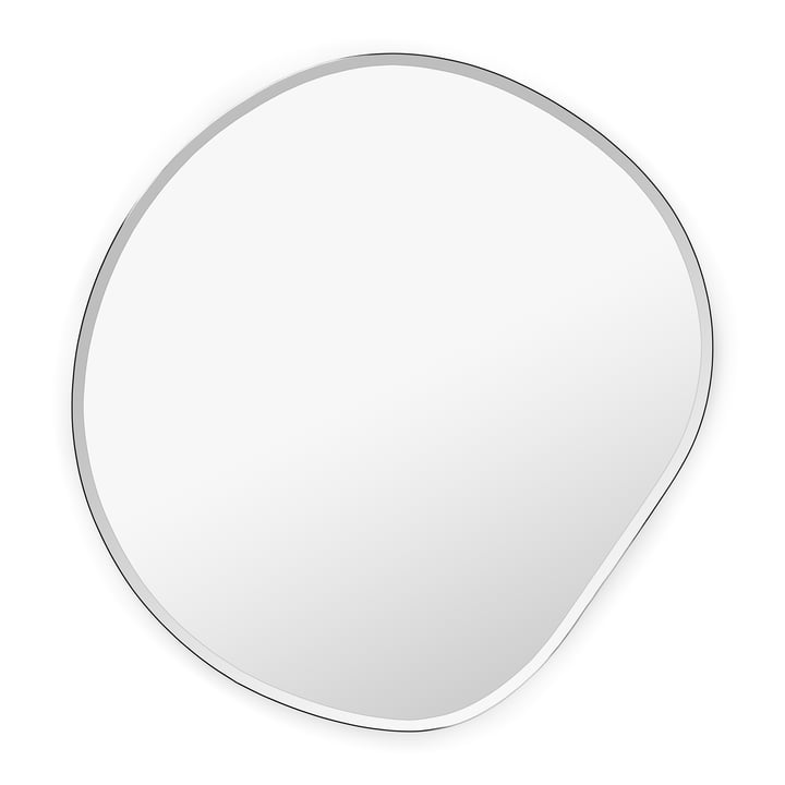 Pond Mirror by ferm Living in chrome finish