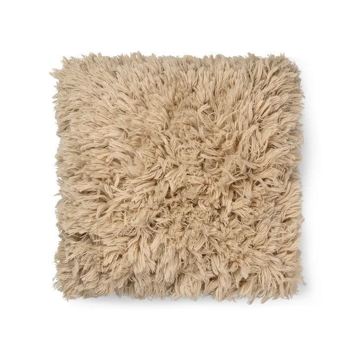 Meadow Pile cushion from Ferm Living in the colour light sand