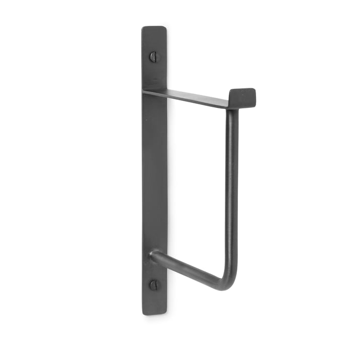 Clothes wall hook by ferm Living in the version brass black