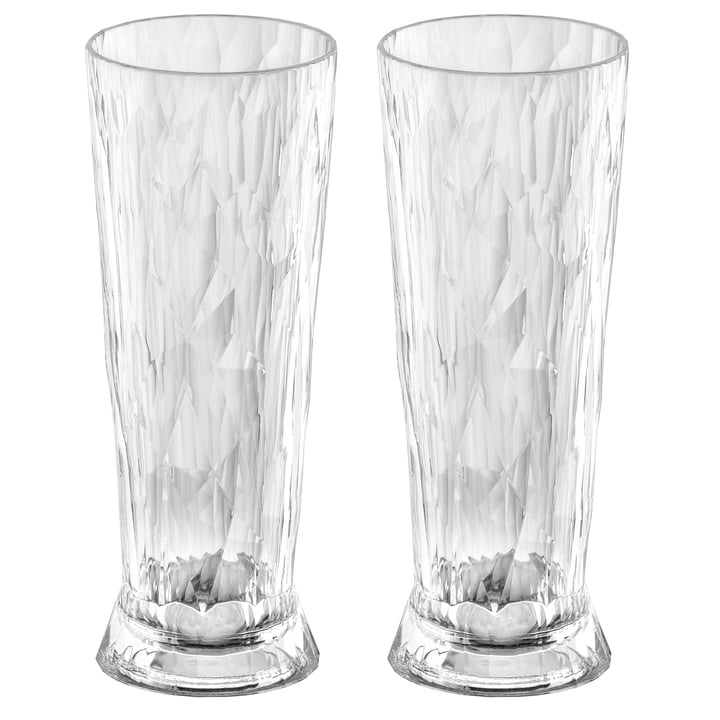 Club No. 11 wheat beer glass 0.5 l from Koziol in the version crystal clear