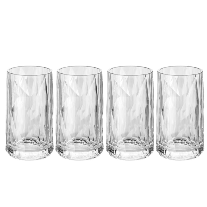 Club No. 7 shot glass 20 ml + 40 ml from Koziol in the version crystal clear