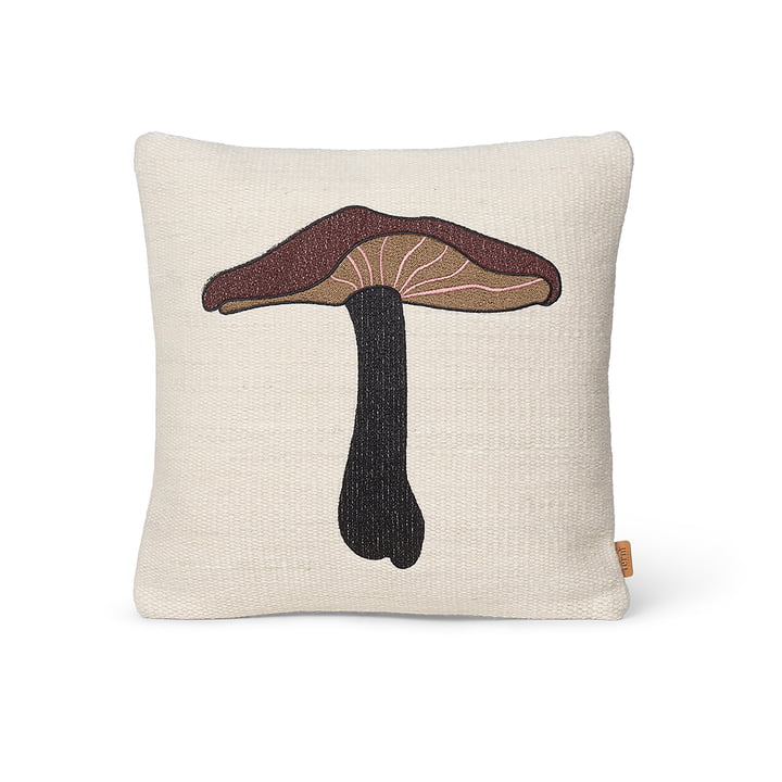 Forest Stick -cushion from ferm Living in the design forest mushroom