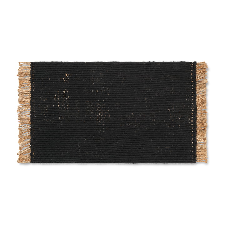 Block Doormat by ferm Living in color black