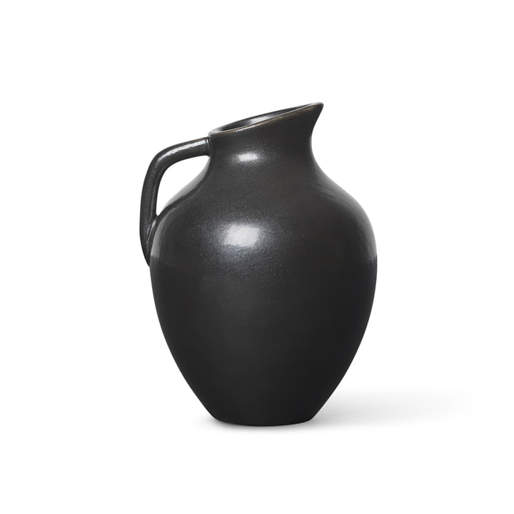 Ary Mini Vase by ferm Living in the color charcoal