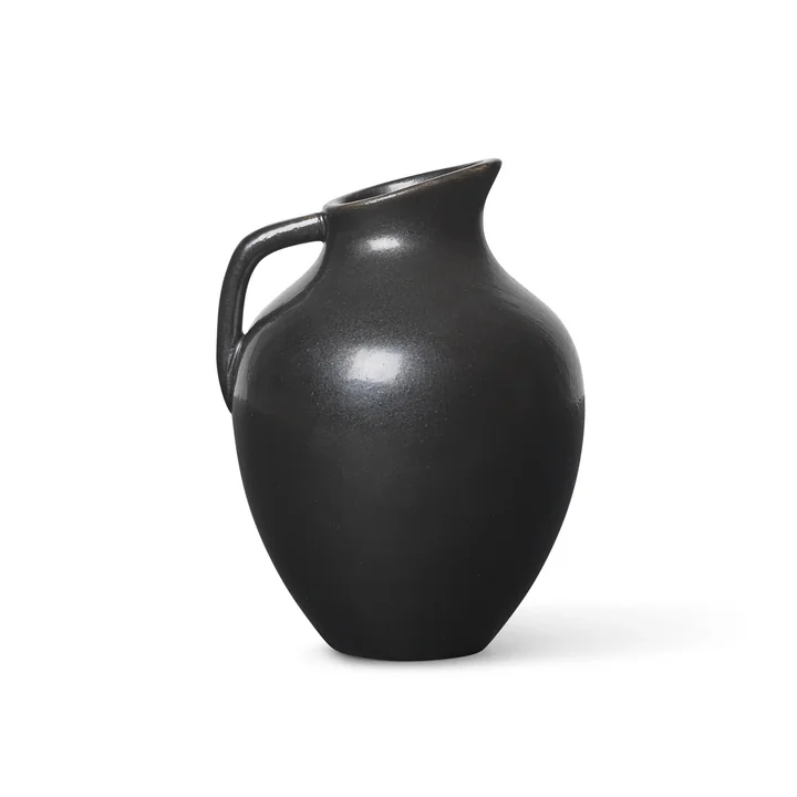 Ary Mini Vase by Ferm Living in the color charcoal