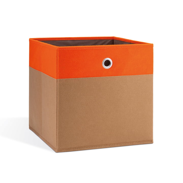 Folding box Tosca from Remember in orange / brown