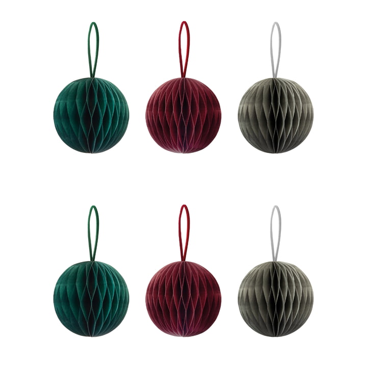 Christmas tree ornament ball (set of 6) from Remember