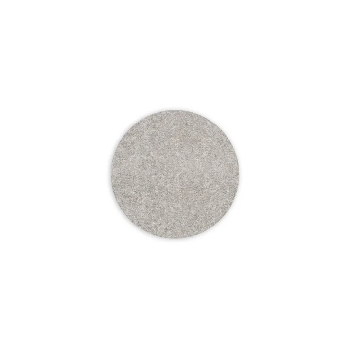 Coaster round, 5 mm by Hey Sign in Ø 9 cm, light mottled
