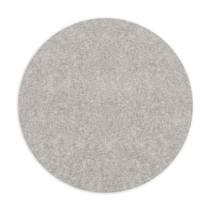 Coaster round, 5 mm by Hey Sign in Ø 25 cm, light mottled