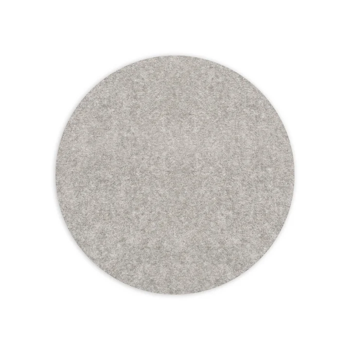 Coaster round, 5 mm by Hey Sign in Ø 20 cm, light mottled