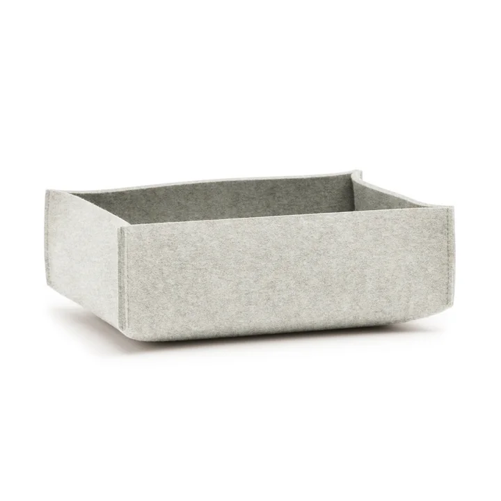 Box rectangular flat by Hey Sign in marble