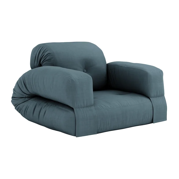 Hippo Armchair 90 x 200 cm from Karup Design in petrol blue