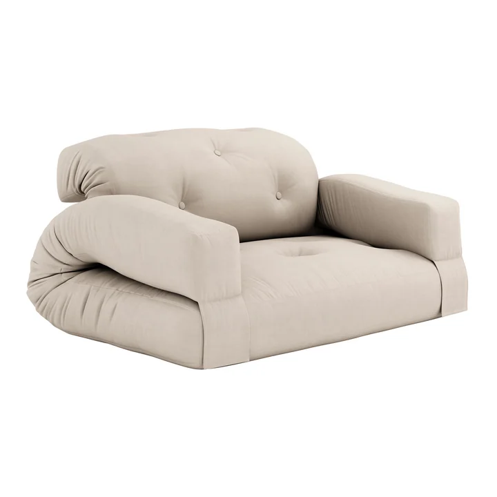 Hippo Sofa 140 x 200 cm from Karup Design in beige