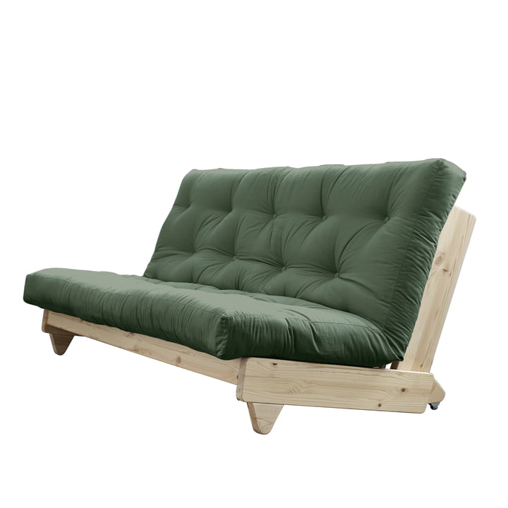 Fresh Sofa bed 140 x 200 cm from Karup Design in olive green