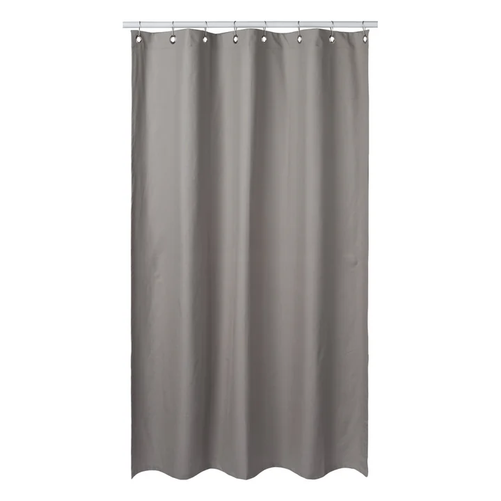 Organic cotton shower curtain,150 x 200 cm from Humdakin in stone