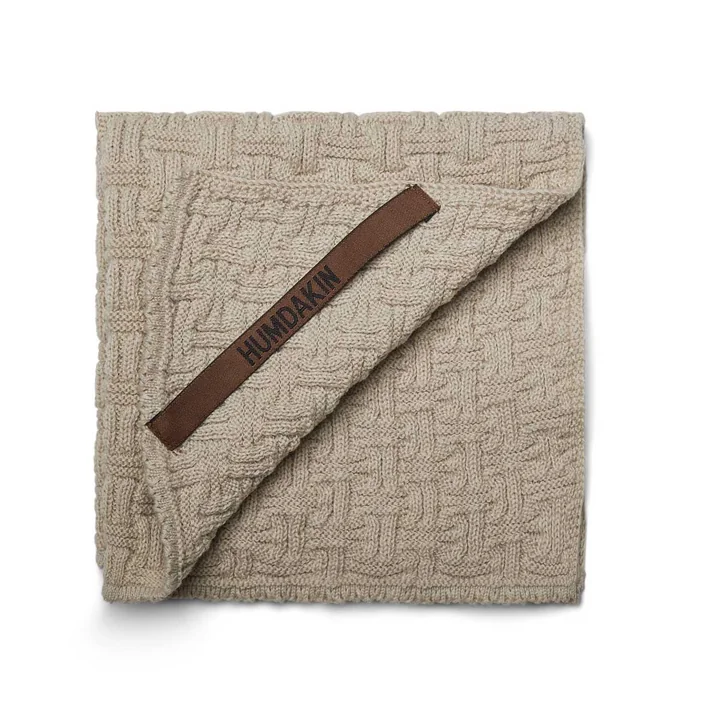 Nordic Dishcloth, 28 x 28 cm by Humdakin in light stone (set of 2)