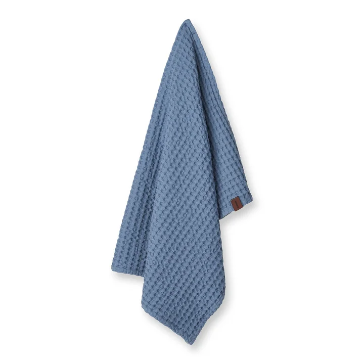 Towel with waffle structure, 55 x 80 cm from Humdakin in ocean