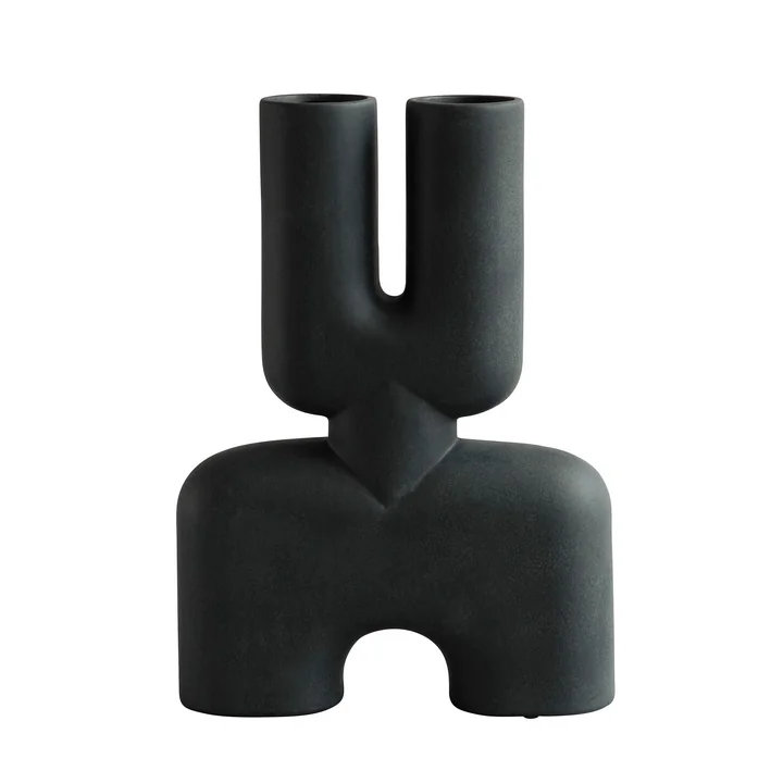Cobra Vase Double Medio from 101 Copenhagen in black