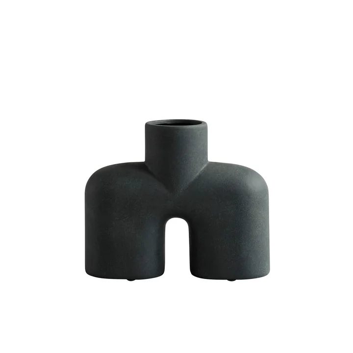 Cobra Vase Uno Medio from 101 Copenhagen in black