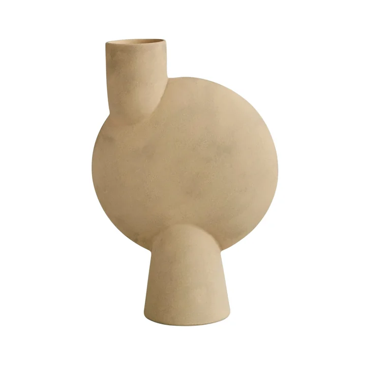Sphere Vase Bubl Big by 101 Copenhagen in sand
