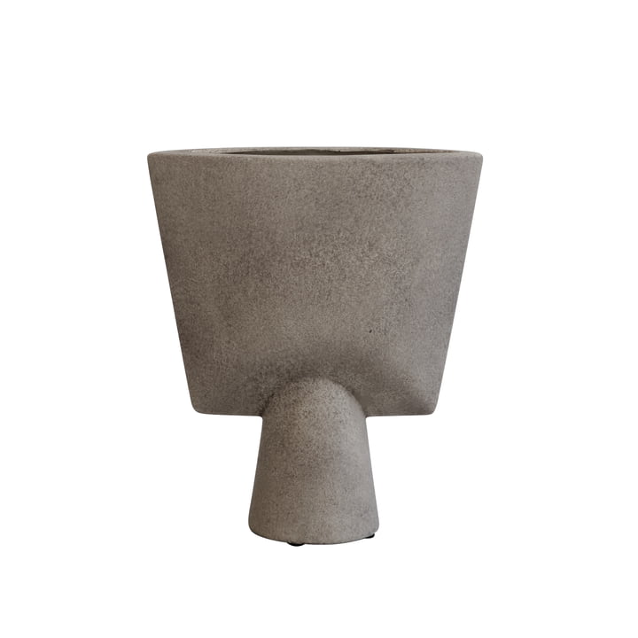 Sphere Vase Triangle mini by 101 Copenhagen in taupe