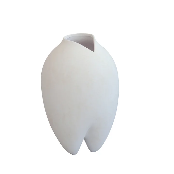 Sumo Vase Slim by 101 Copenhagen in bone white