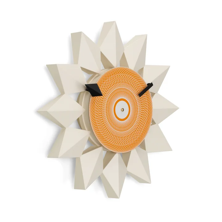 Diamond Markers wall clock from Vitra in white