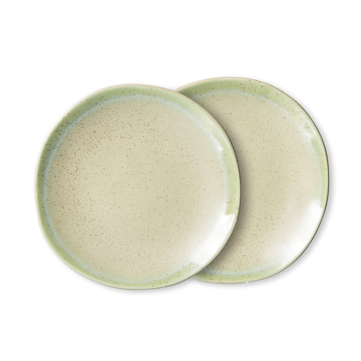 70's Plate from HKliving in the version pistachio