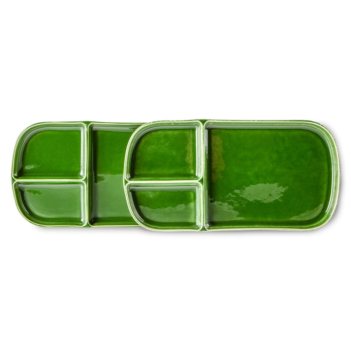 Emeralds Serving plate from HKliving in color green