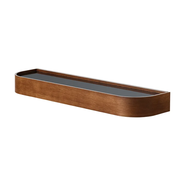 Epoch Wall shelf, L 79 cm, stained oak / black from Audo